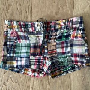 J. Crew plaid shorts